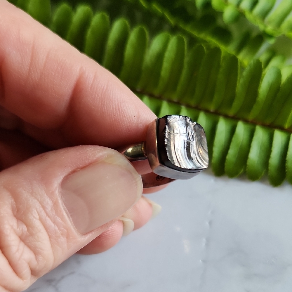 Elite Shungite Silver Ring - Picture 3 of 7